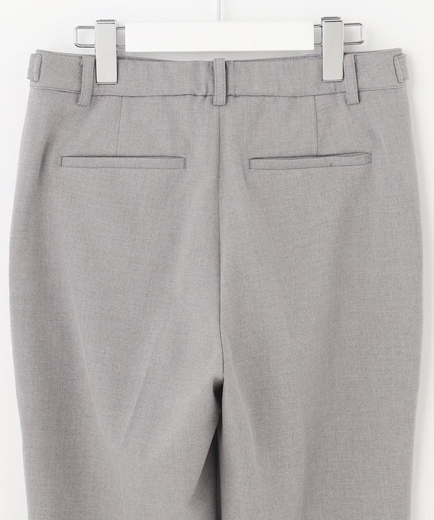 J.PRESS LADIES 【洗える】2way thermoサキソニー テーパード パンツ ライトグレー系