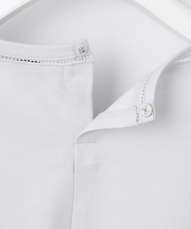 J.PRESS LADIES L 【接触冷感・UVケア】 スムースジャージー カットソー サックスブルー系