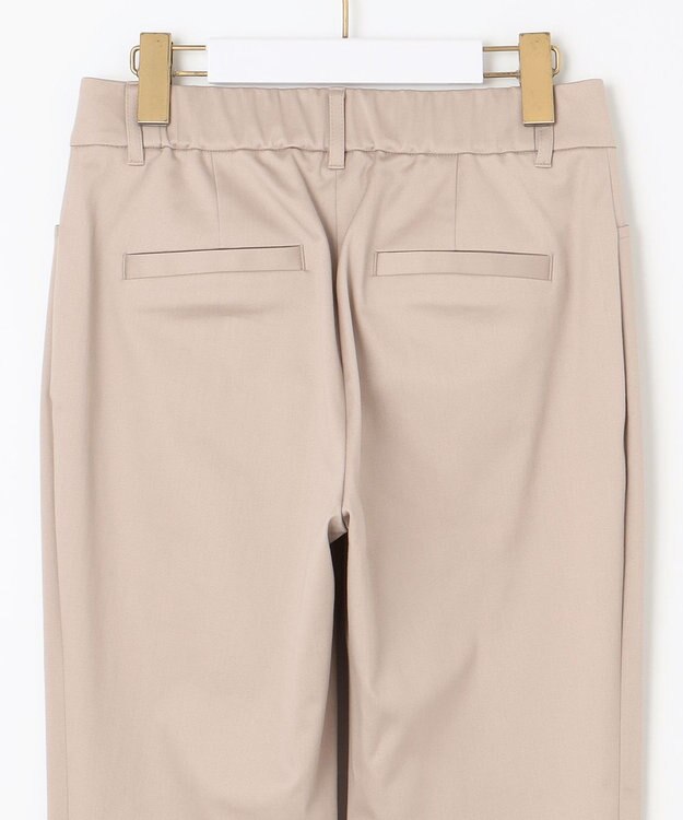 ANY SIS 【撥水機能】サテンストレッチビューティー パンツ ベージュ