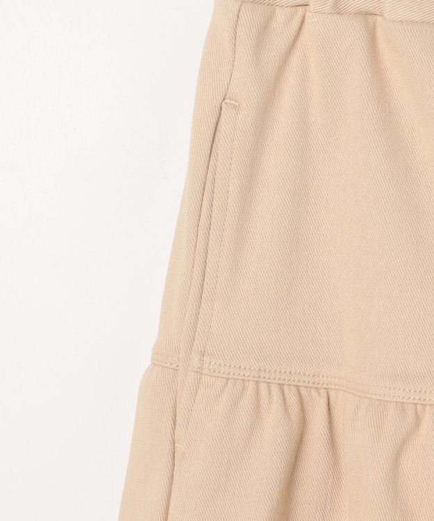 組曲 KIDS 【150-160㎝】リボンティアード キュロット ベージュ