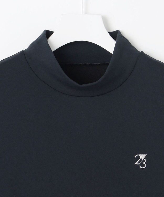 23区GOLF 【MEN】ストレッチダンボールモックネック ブラック系