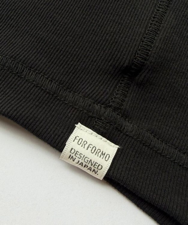 FORFORMO Simple Crewneck Tops  シンプルクルーネックトップス ブラック