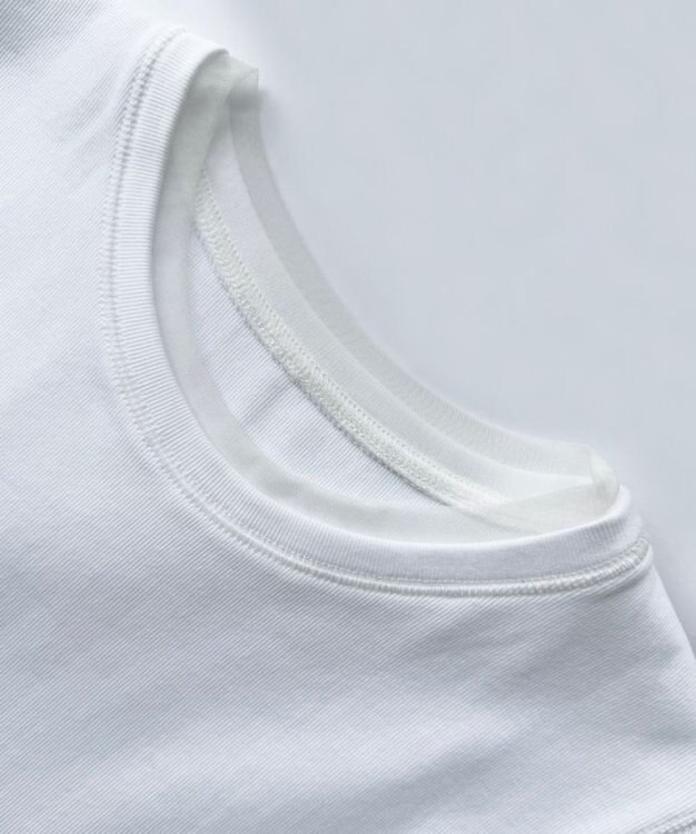 FORFORMO Simple Crewneck Tops  シンプルクルーネックトップス ホワイト