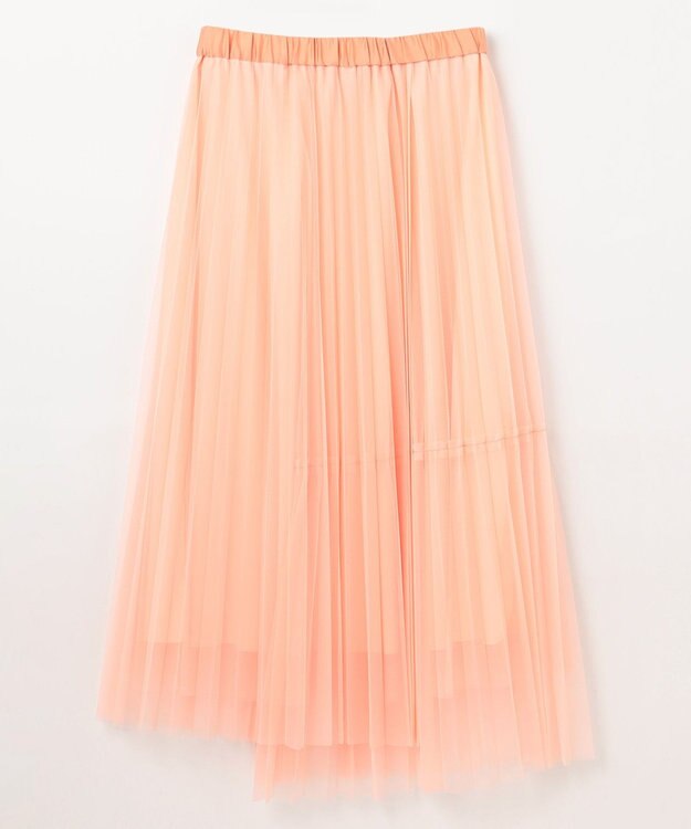 GRACE CONTINENTAL ティアードラップチュールスカート ピンク