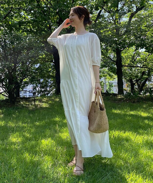 UNFILO コットン２WAYワンピース ホワイト系