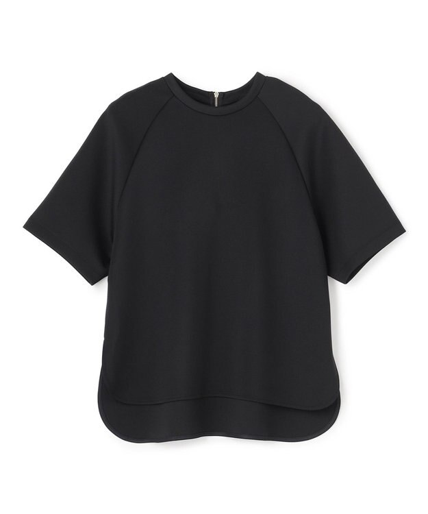 UNFILO L BEAUTY FORM JERSEY light バックZIP プルオーバー ブラック