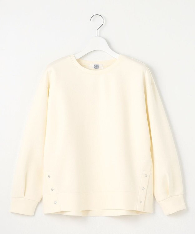 J.PRESS LADIES L 【WEB限定カラーあり】ダンボールニットジャージー カットソー ホワイト系