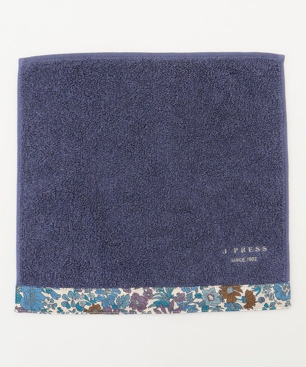J.PRESS LADIES LIBERTY タオルハンカチ ダルブルー系