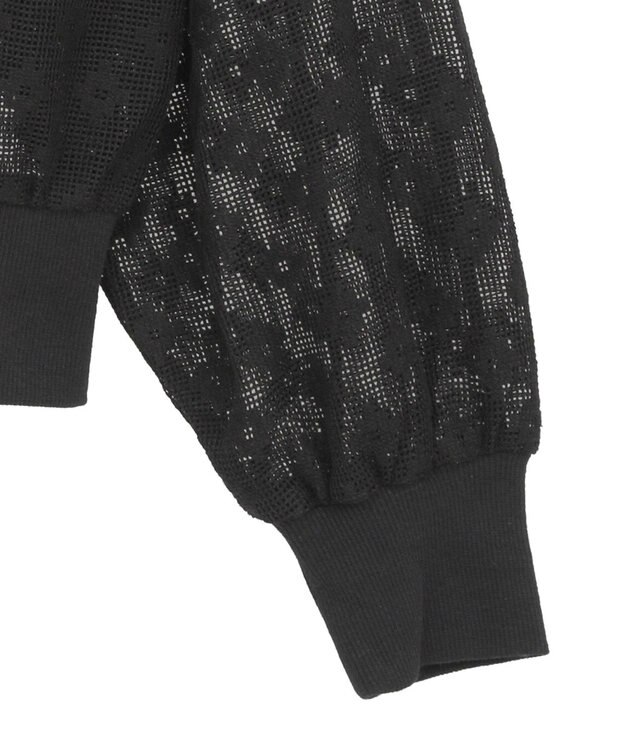 Green Parks ■ＬＯＶＥＢＯＡＴ　フラワーメッシュパーカー Black