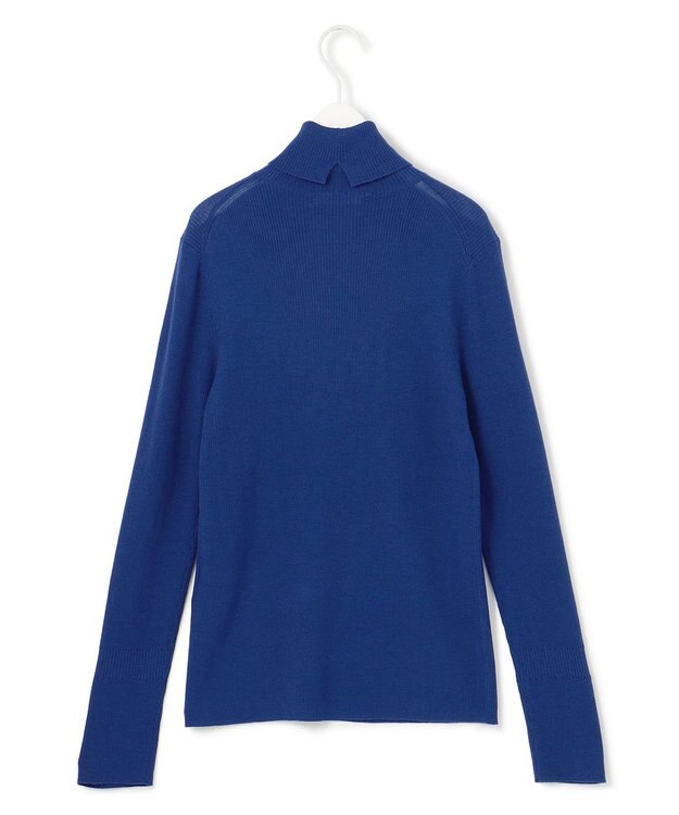 ICB 【CLASSY.1月号掲載・新色追加・洗える】エクストラファインメリノ タートルネックプルオーバー ロイヤルブルー系