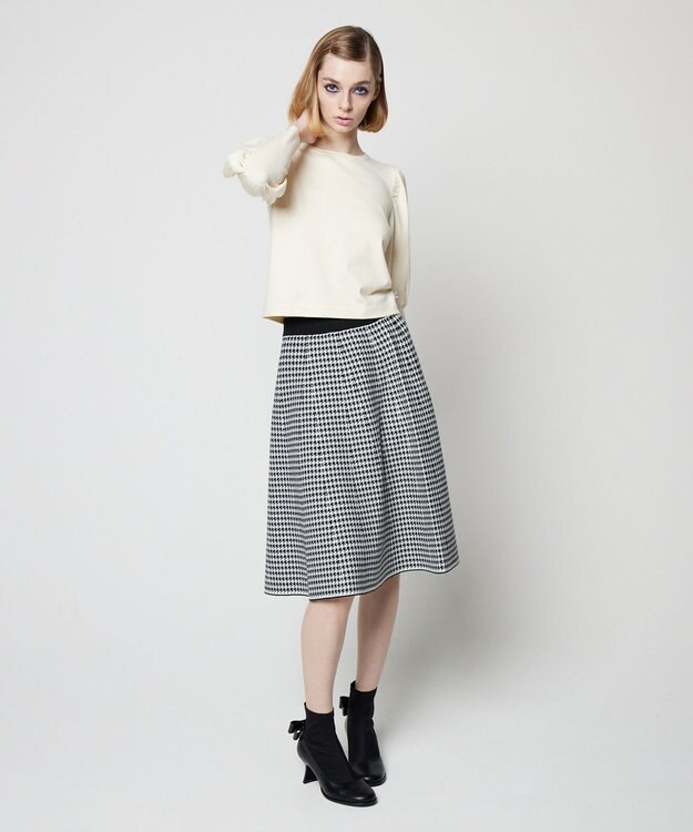 TOCCA 【洗える！】CALICO 千鳥柄スカート ブラック系3