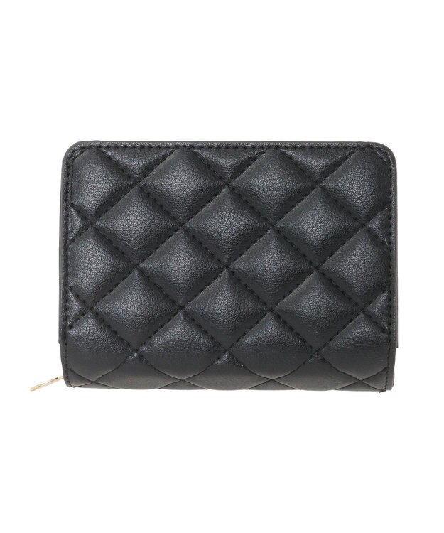 Maison de FLEUR キルティングFリボンウォレット Black