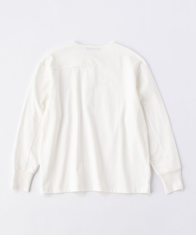 UNFILO MENS コットン ヘンリーネックTEE [23年秋冬商品] シロ