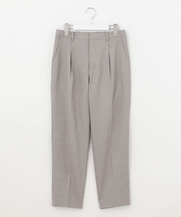 J.PRESS LADIES 【洗える・UVケア・速乾】OXIJEWELストレッチ テーパード パンツ ライトグレー系