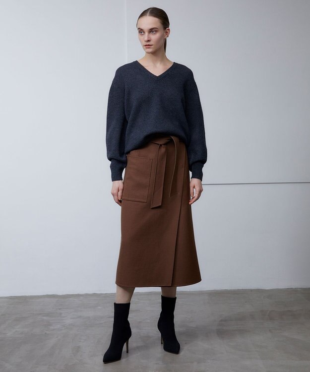 BEIGE， DANNES / ラップスカート Caramel