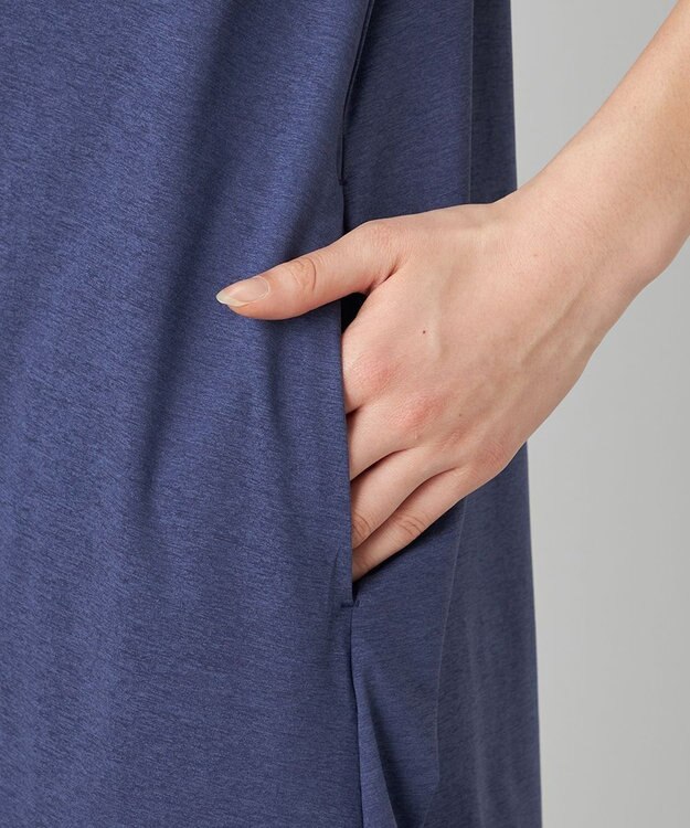 Chacott Chacott BALANCE EasyCare+ツイストワンピース ネイビー