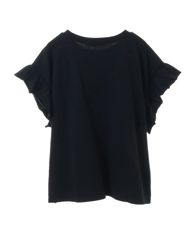 CRAFT STANDARD BOUTIQUE 袖ギャザーフレアプルオーバー Black