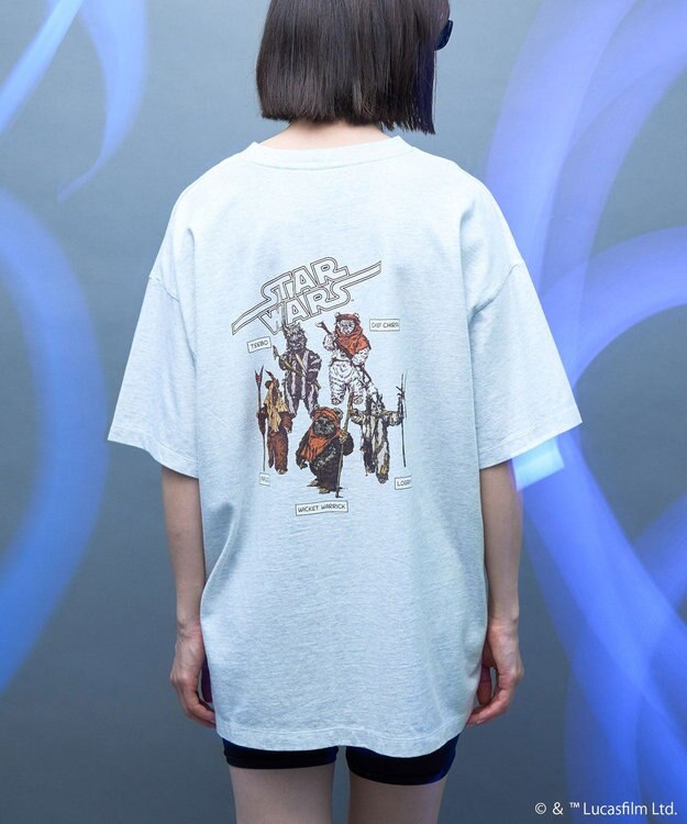 AMERICAN HOLIC 【STAR WARS】Ewok Tシャツ Light Gray Mixture