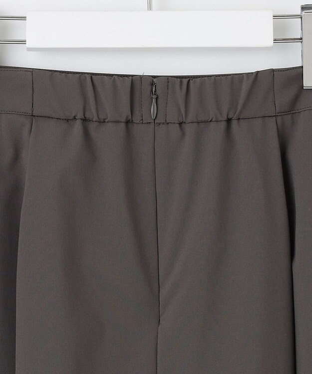 J.PRESS LADIES 【洗える】SOLO ECOタフタ タック スカート グレー系