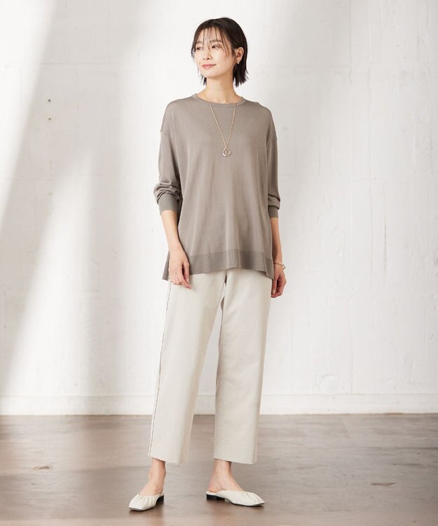 J.PRESS LADIES パールリング ネックレス ゴールド系