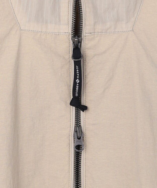 JOSEPH ABBOUD MOUNTAIN 【ナチュラルカラー/ストレッチ】ナイロンコンビガーメントダイパーカー ライトグレー系