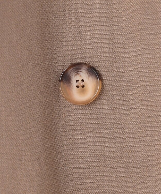 JOSEPH ストレッチリネンコットン　ダブルブレステッドジャケット Frozen Mocha