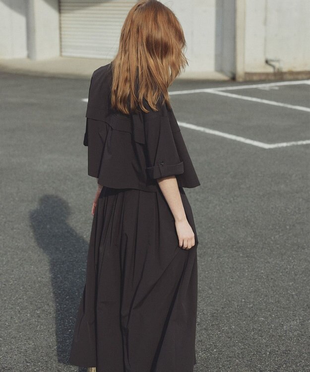 uncrave クールタッチカラータイプライター シャツジャケット ダークブラウン