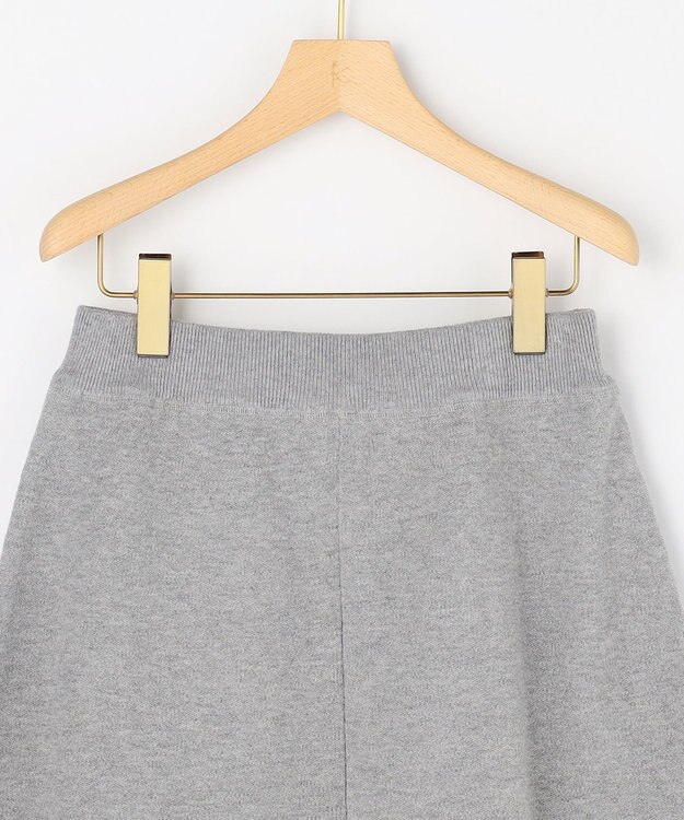 組曲 スウェットニット スカート ライトグレー系