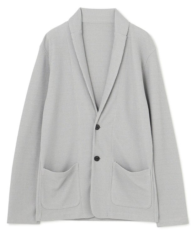 JOSEPH HOMME 新素材【洗える/清涼感】メランジクロスジャージー　カットソージャケット ライトグレー系