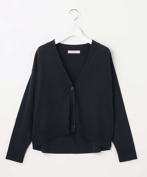 UNFILO UVモイストニット カーディガン ネイビー