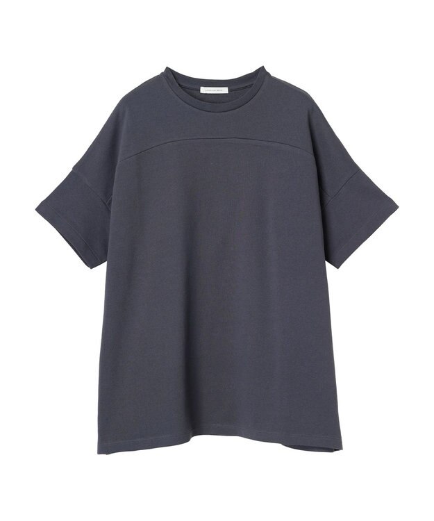 AMERICAN HOLIC ミニ裏毛ポンチョチュニック1 Charcoal Gray