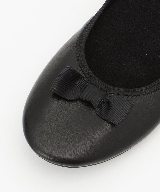 ANY 【トートバッグ付き】コンパクトリボンスリッパ ブラック