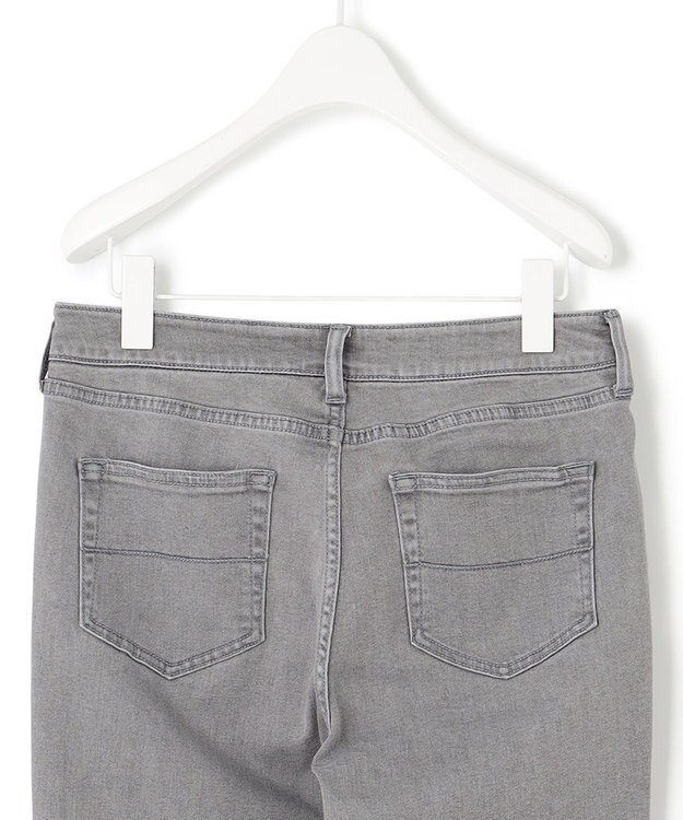 ICB 【洗える】スキニーデニム グレー系