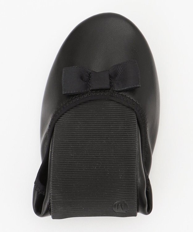 ANY 【トートバッグ付き】コンパクトリボンスリッパ ブラック