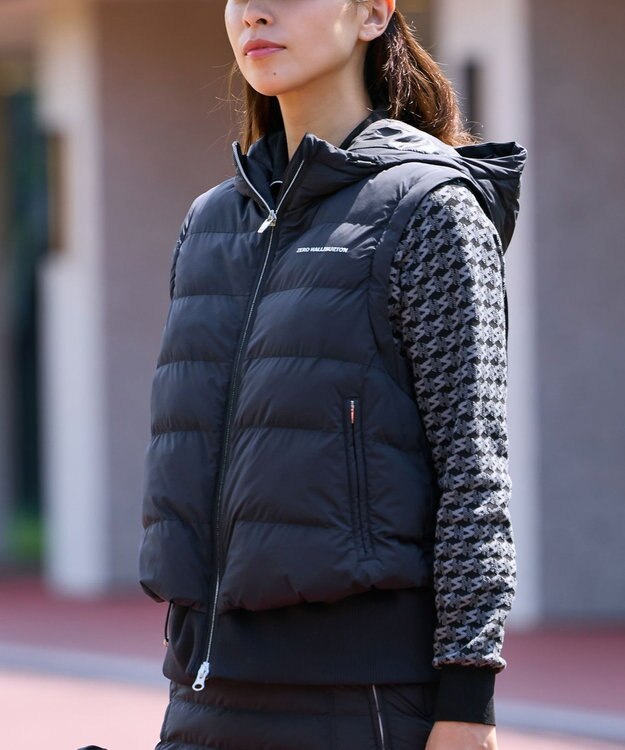 ZERO HALLIBURTON 【袖着脱可能】 2WAY 中綿アウター ZHG-W5A2a 85133 ブラック