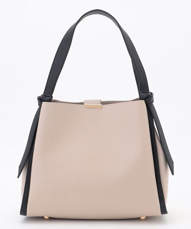 組曲 ノットデザイン トートバッグ ライトグレー系