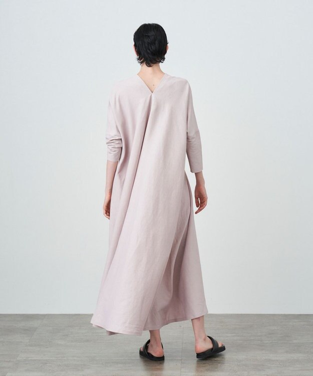 ATON LIGHT HEMP | ドレープドレス PINK