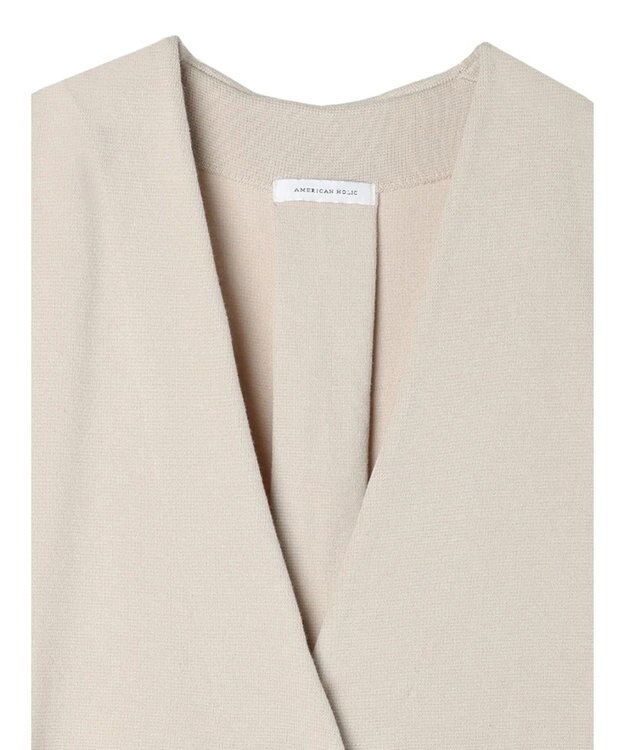 AMERICAN HOLIC Ｖネックニットジレ Black