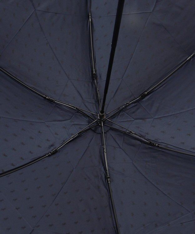 MOONBAT 【日本製】POLO RALPH LAUREN(ポロ ラルフローレン)折りたたみ傘 ポロポニージャカード ダークネイビー