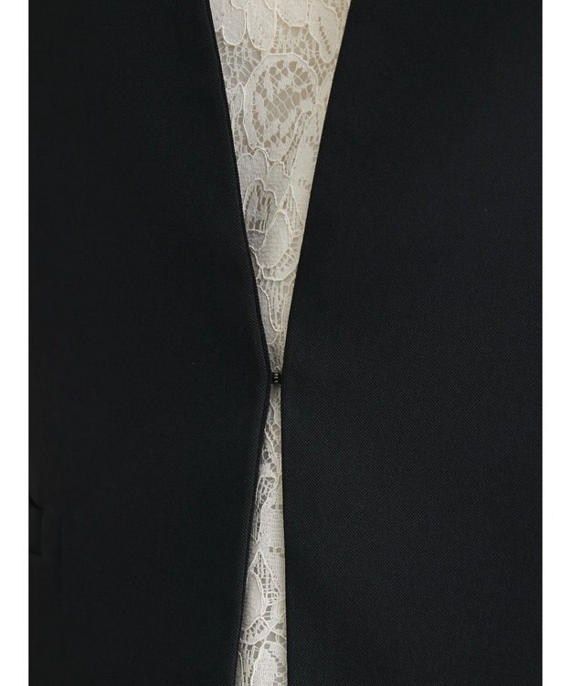 Green Parks ｅｆ－ｄｅ　ストレッチツイルカラーレスジャケット Black