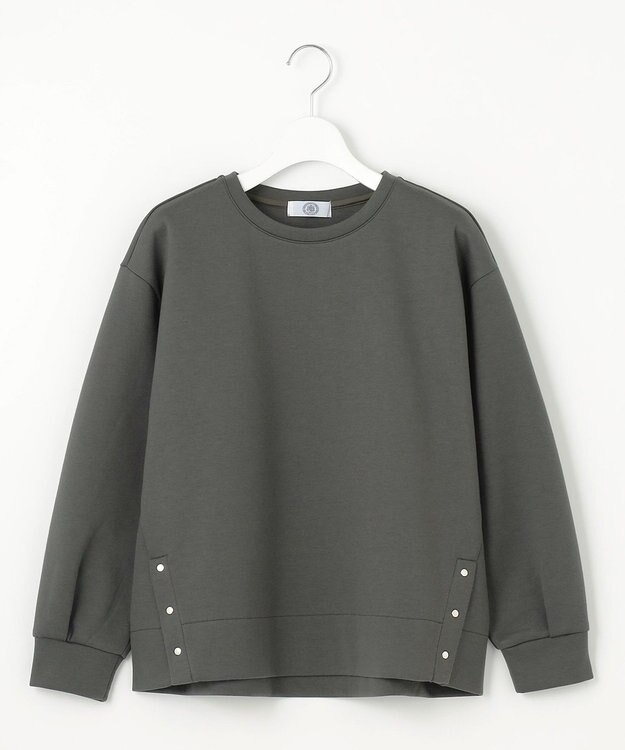 J.PRESS LADIES L 【WEB限定カラーあり】ダンボールニットジャージー カットソー スレート系