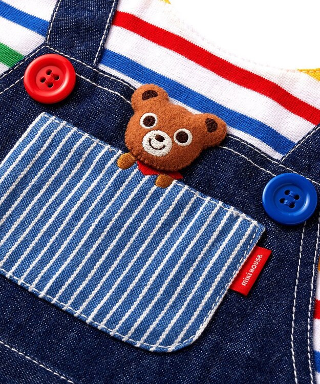 MIKI HOUSE HOT BISCUITS スタイ＆ブルマ ギフトセット【BOX付き】 マルチカラー