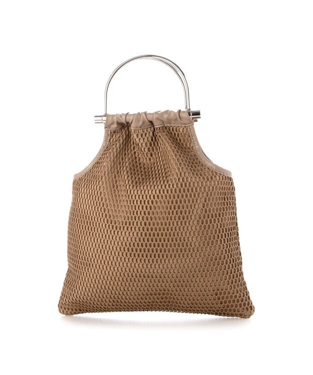 UNBILLION カシュカシュ cachecache / メッシュ金手トート ベージュ