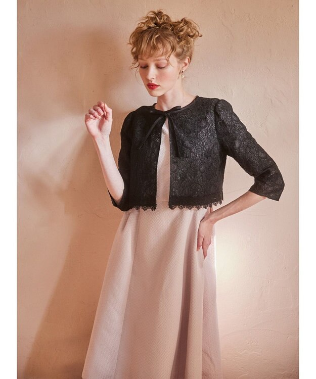 TOCCA TRANSPARENT LACE BOLERO ボレロ ブラック系