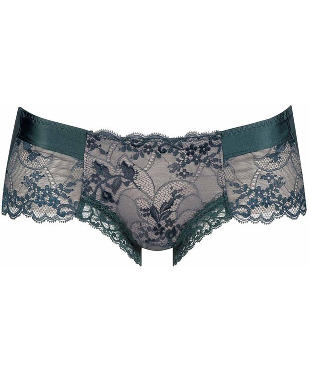 WACOAL ボーイレングス ショーツ BXC408とペア はきこみ丈あさめ レディース PXC608 /ワコール グリーン