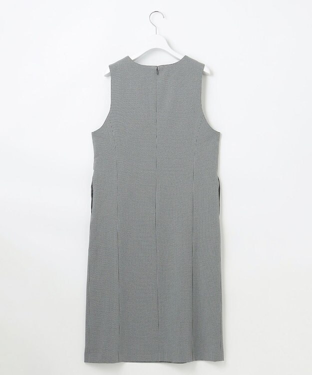 J.PRESS LADIES 【洗える】LANATEC ガンクラブ ジャンパースカート ライトグレーガンクラブ系