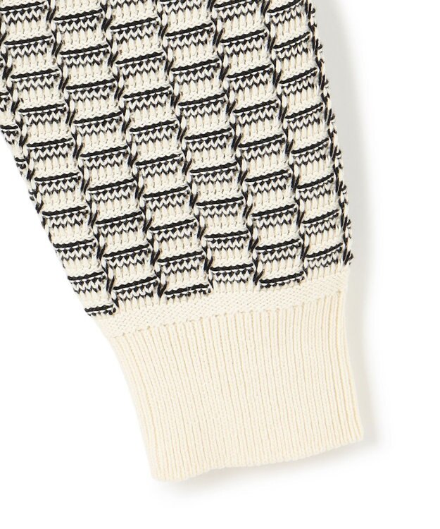 JOSEPH HOMME ツイーリーコットン　ミドルゲージニット　 アイボリー系3