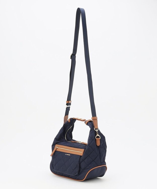 LA BAGAGERIE キルティング2WAYショルダーバッグ ネイビー