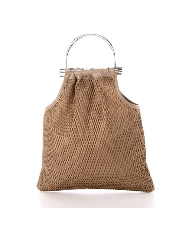 UNBILLION カシュカシュ cachecache / メッシュ金手トート ベージュ