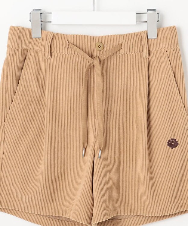 PW CIRCULUS 【手洗い洗濯可 / NEWシーズン素材 / ストレッチ】【WOMEN】コーデュロイショーツ ゴルフウェア レディース ベージュ系